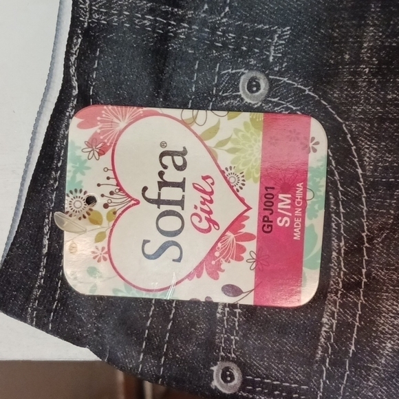 𝅺LITTLE Girls Jean Like Joggers Box 8 - Picture 2 of 5